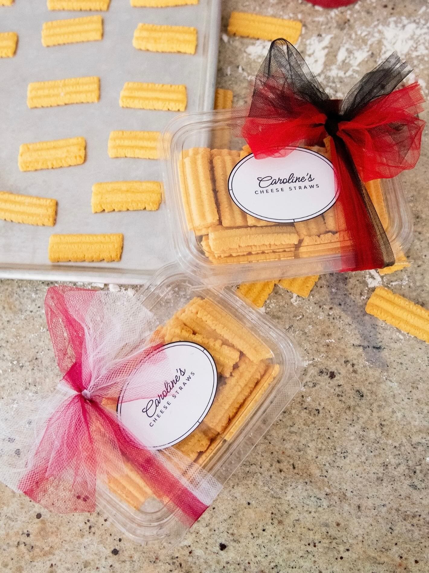 Caroline's Cheese Straws packaging